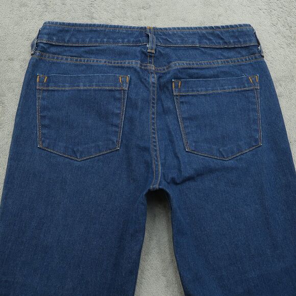 J. Crew Jeans Women's Size 30 Blue Mid-Rise High-Heel Flare Denim 31" Inseam - Picture 15 of 16